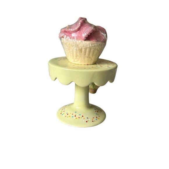 Blue Sky Ceramics Cupcake yellow pastel stand - Picture 5 of 5